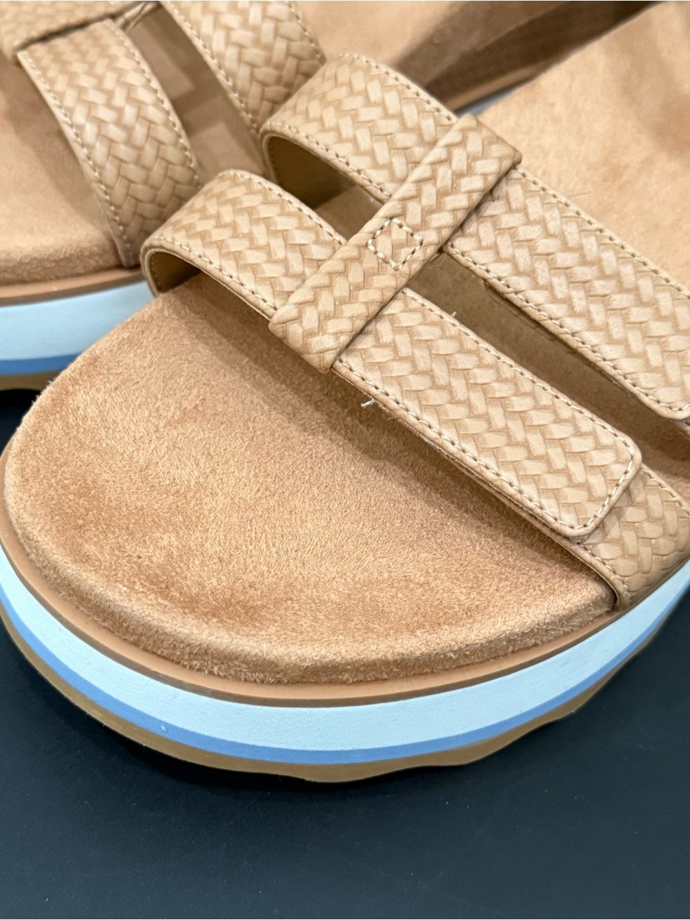 VIONIC Phoenix Lex Platform Sandals Tan Multi Strap Comfort Ortho Sandals Size 9 - Picture 8 of 16
